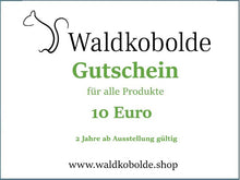 Laden Sie das Bild in den Galerie-Viewer, Geschenkgutschein Waldkobolde.shop