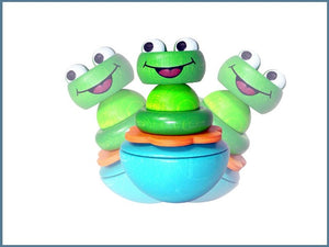 Stehaufmännchen Frosch