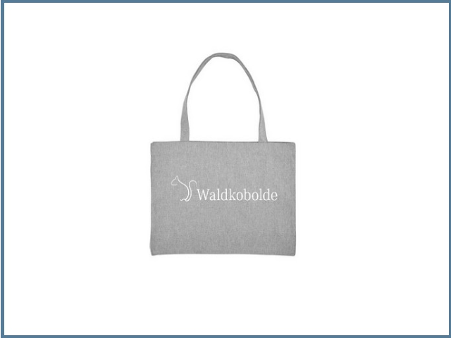 Shopping Bag grau - Waldkobolde