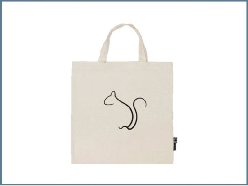 Nachhaltige Stofftasche - Eichhörnchen
